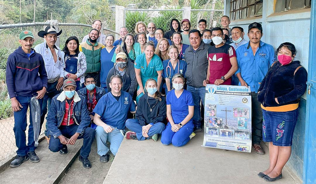 E&H School of Health Sciences students traveled to Guatemala to deliver aid.