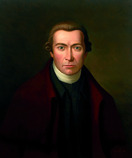 Artist Daniel Lynch portrait of Patrick Henry