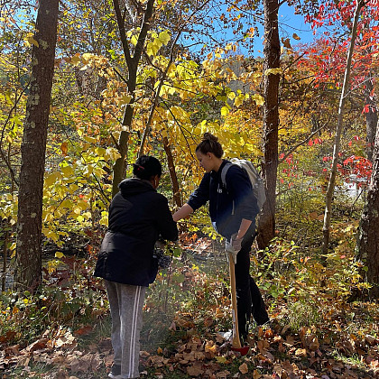 Students participated in civic engagement activities during Fall Break 2022