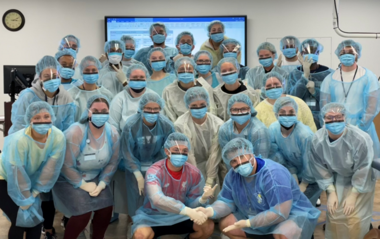Doctor of Physical Therapy Students in PPE
