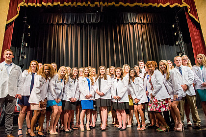 Pictures from the Emory & Henry College Master of Physician Assistant Studies Program White Coat Ceremony, Class of 2020 - May 2018