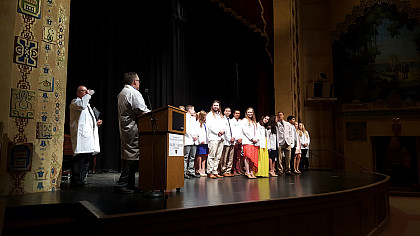 Pictures from the E&H MPAS Program Inaugural White Coat Ceremony (Class of 2019), held at the historic Lincoln Theater in downtown Ma...