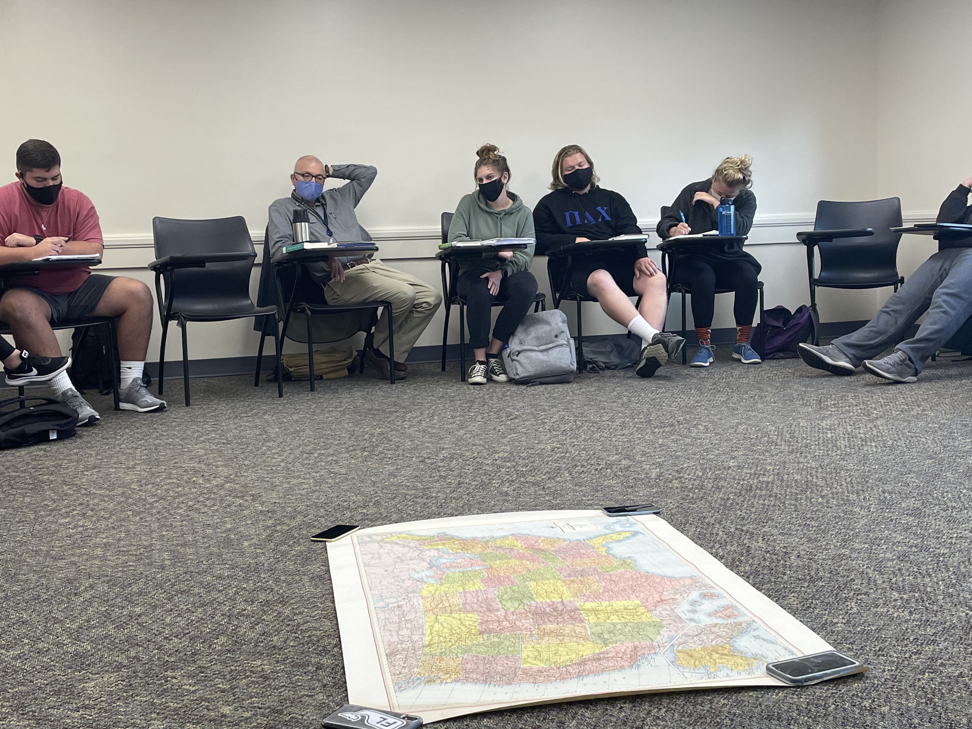 Students in CVIN 250, Appalachia, learn about the lasting impacts of the Industrial Revolution.