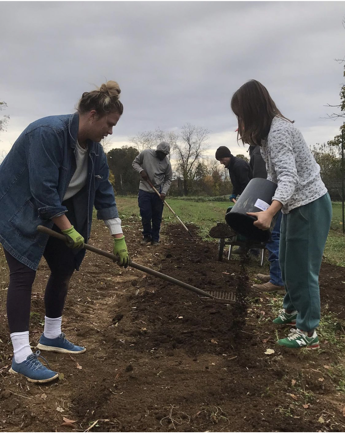 CVIN Major, Sarah Dutton takes on an active role at the E&H Garden.