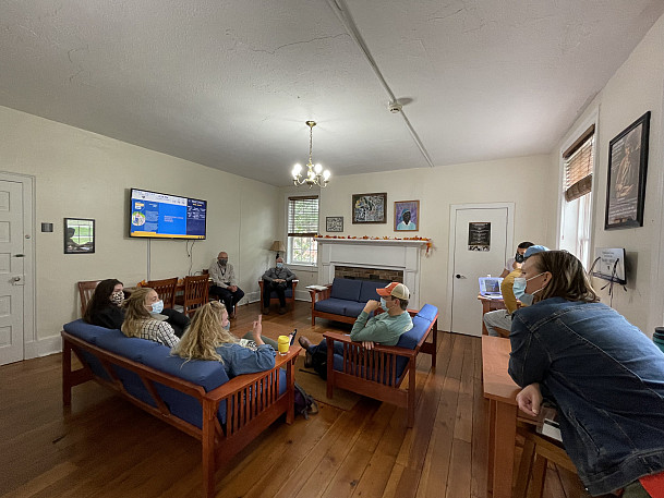 Civic Innovation Major students serve as members of the Appalachian Center staff in bimonthly mee...