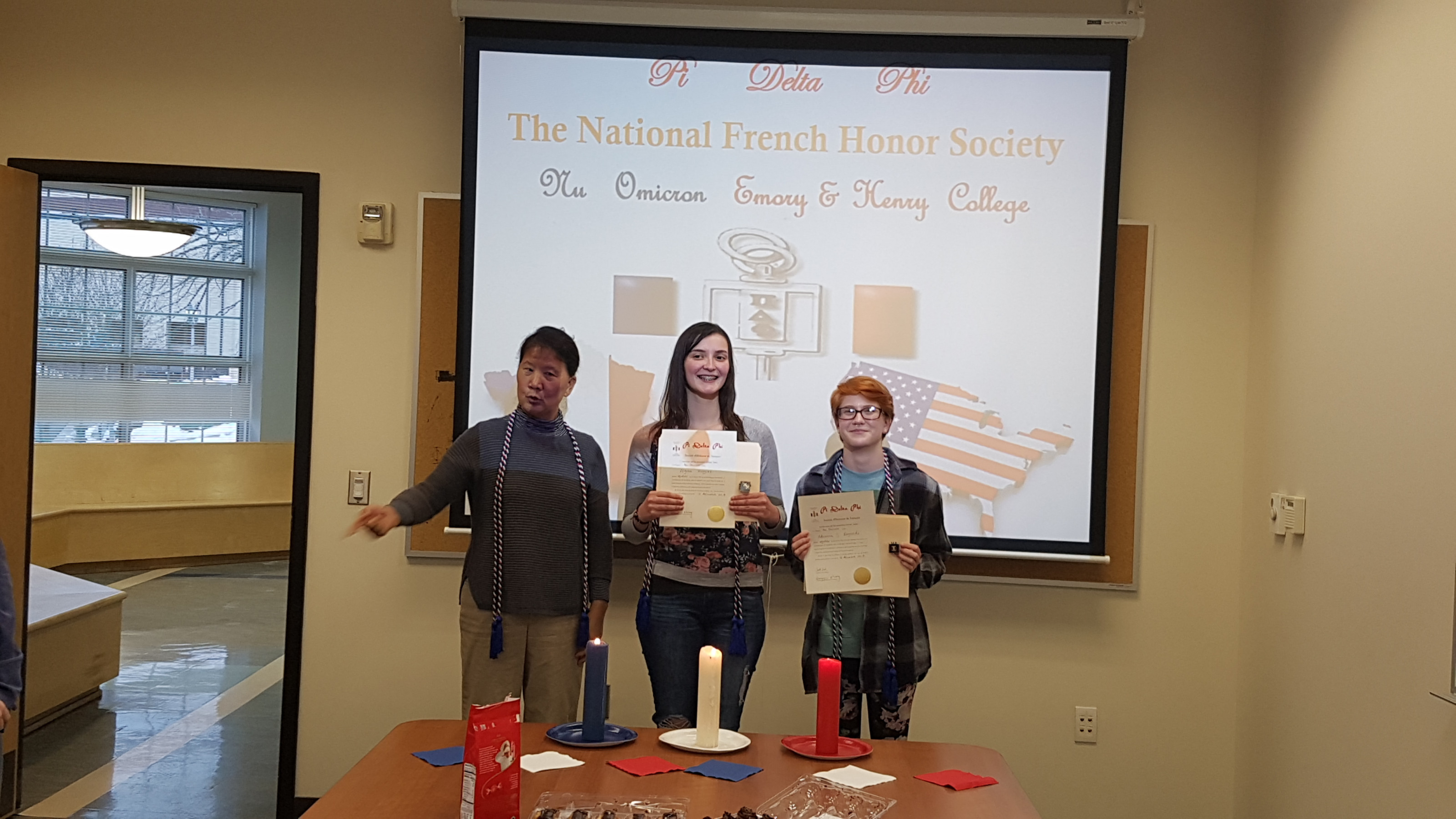 New Inductees French and Spanish Honor Society 2018-19