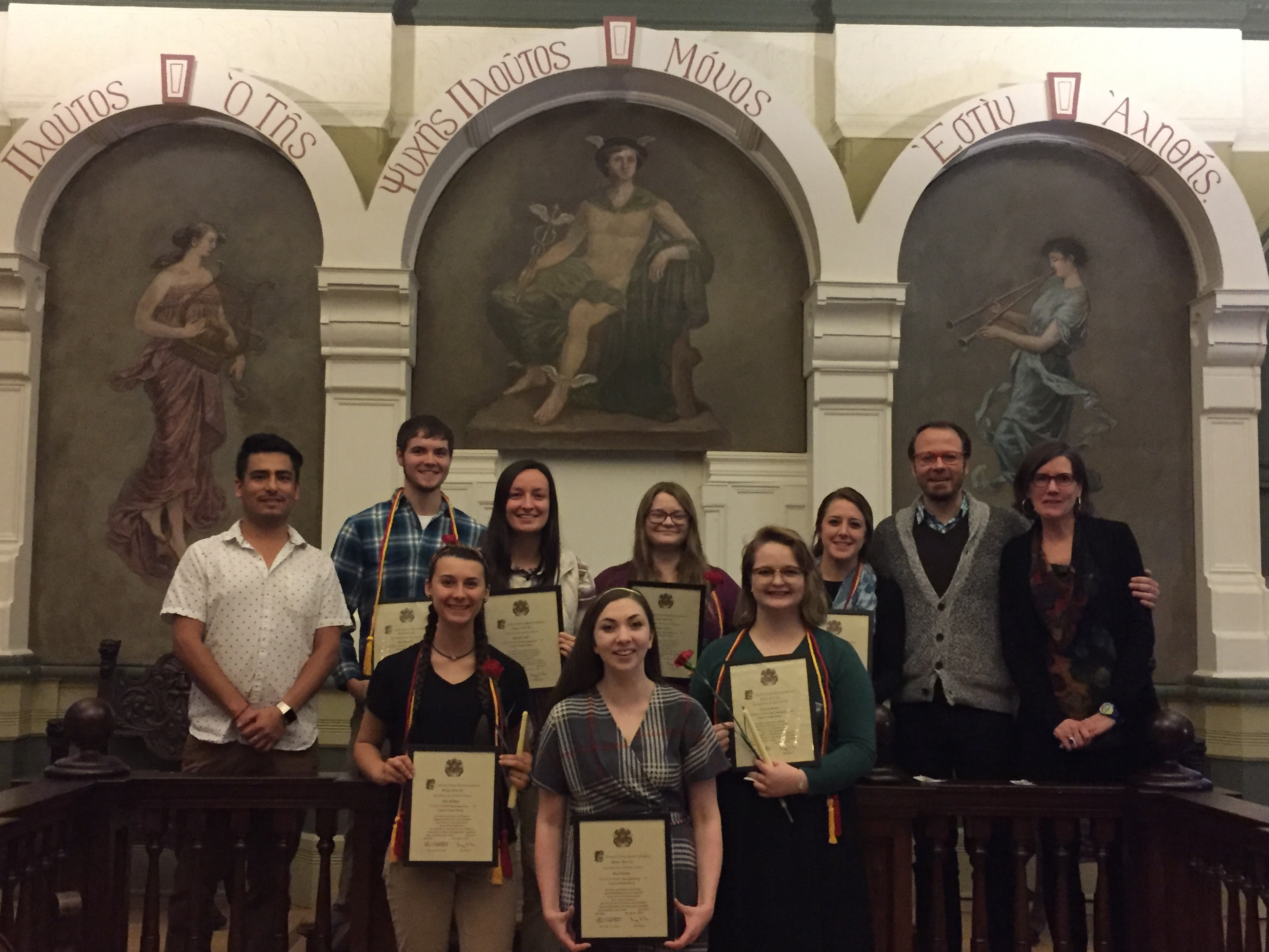 New Inductees French and Spanish Honor Society 2018-19