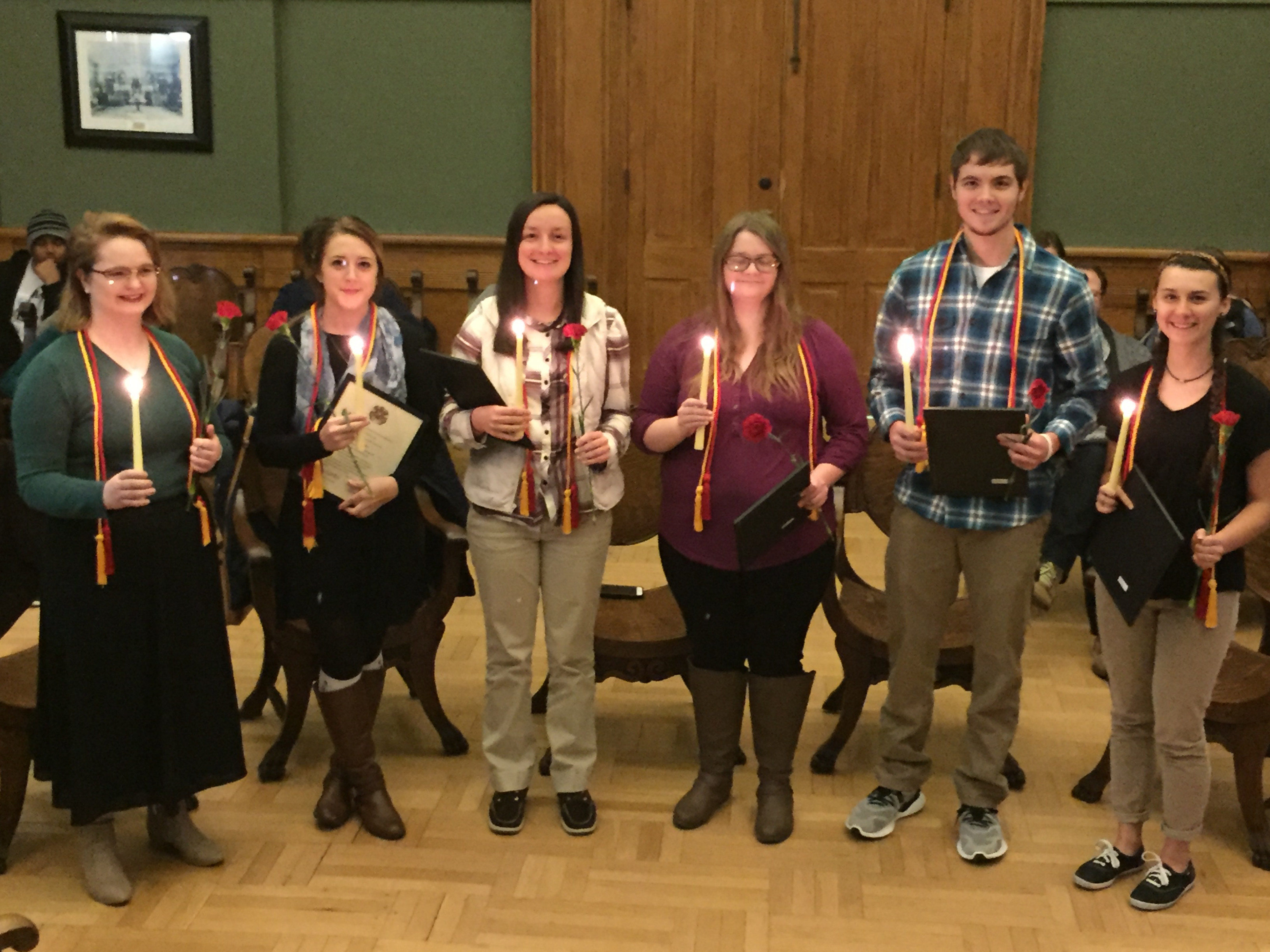 New Inductees French and Spanish Honor Society 2018-19