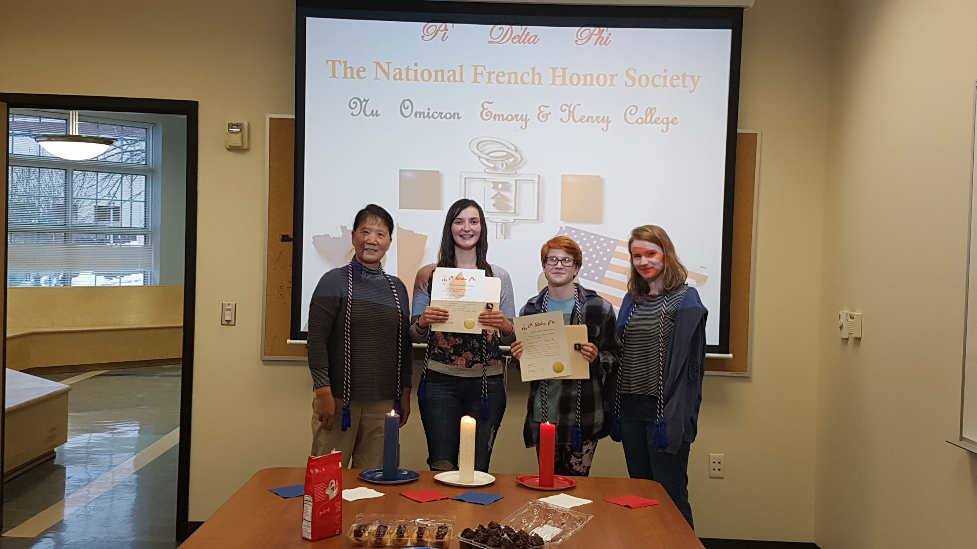 New Inductees French and Spanish Honor Society 2018-19