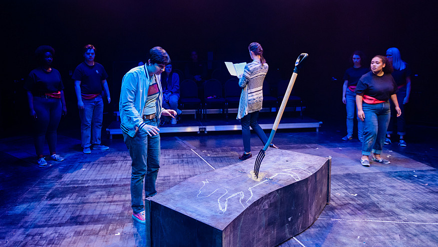 Production image from The Curious Incident of the Dog in the Night-Time.