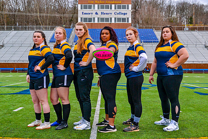 The E&H Women's Rugby team.