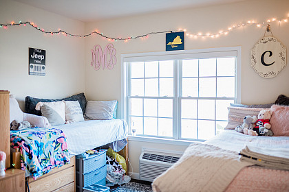 Hickory Hall Dorm Bedroom