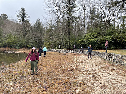 Scavenger hunt at Bear Tree Lake created by Blue Ridge Discovery Center.