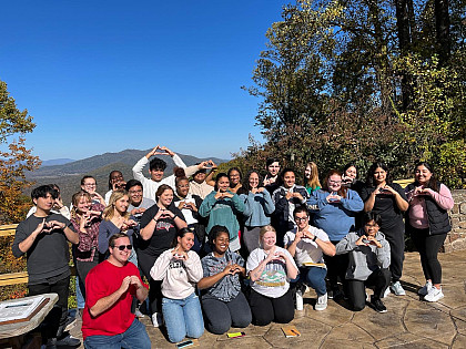 Junior Bonner students met up with other VA Bonner programs to grow in connection and experience.