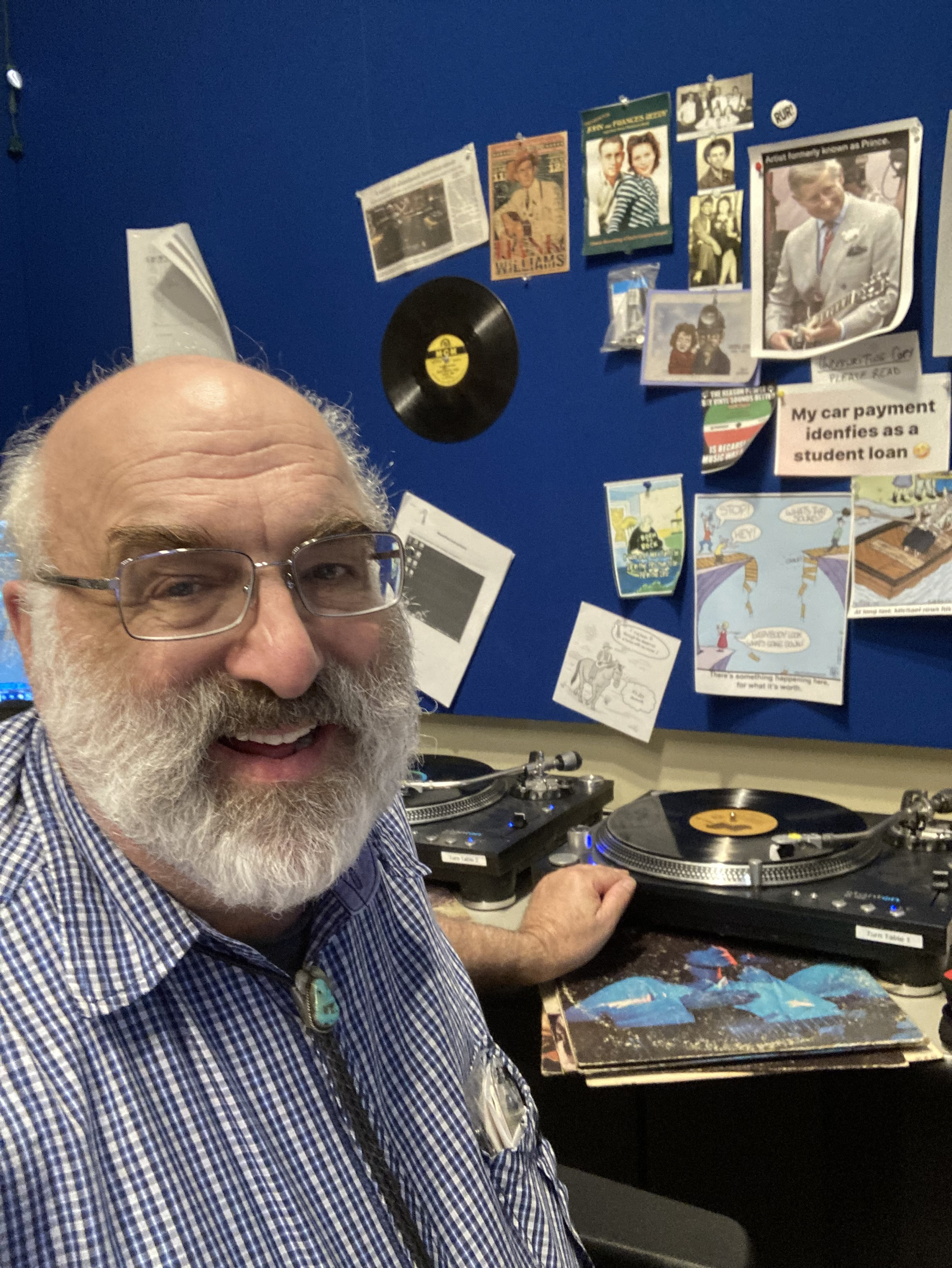 David Winship, host of Vinyl Reflections