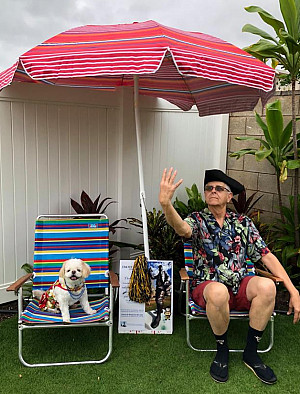 E&H in the City in Hawaii...with Jeff Link and Mika the Wonder Dog. 2018