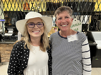 The Minnie Pearl Dinner featured two speakers, Kasey Jo Blevins (our Mini Minnie Pearl) and Lori Freeman, who actually worked and was fri...