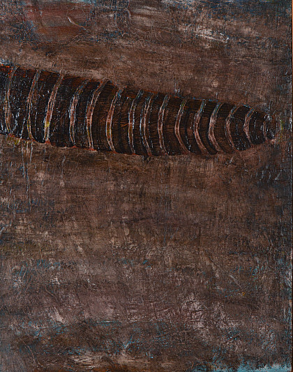 Cat. No. 70, John B. Evans, Untitled, oil on canvas, 27.5x21.5”, 1985