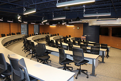 Inside of Lemmon Lecture Hall