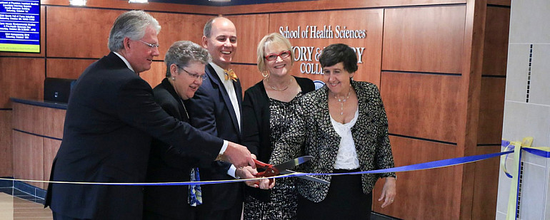 Official Ribbon cutting ceremony for the School of Health Sciences