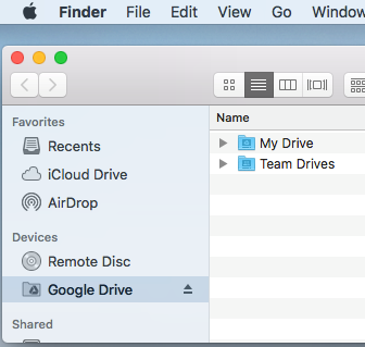 Mac Google Drive File Stream