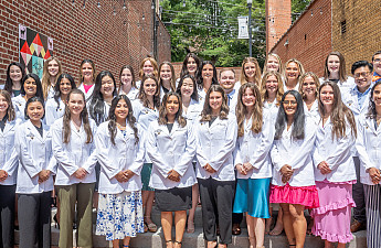 Emory & Henry honored the School of Health Sciences Master of Physician Assistant Studies class of 2025 by performing the oath to pro...