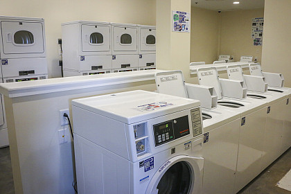 New laundry facilities can now be found in The Village Community Center.