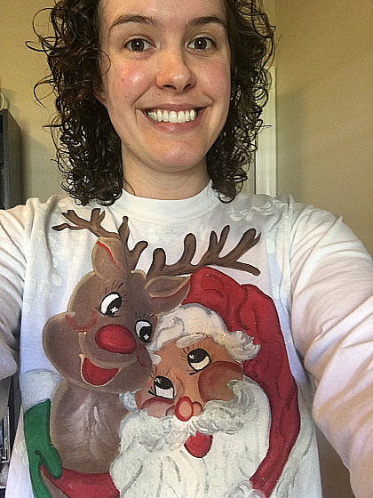 Rudolph & Santa