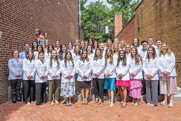 Emory & Henry honored the School of Health Sciences Master of Physician Assistant Studies class of 2025 by performing the oath to pro...