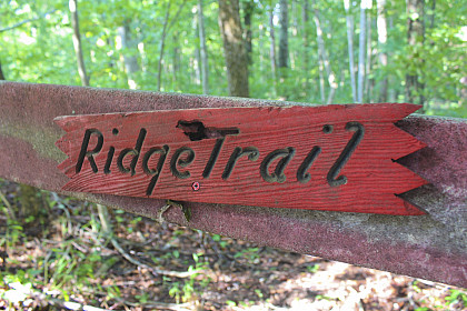 Ridge Trail Sign