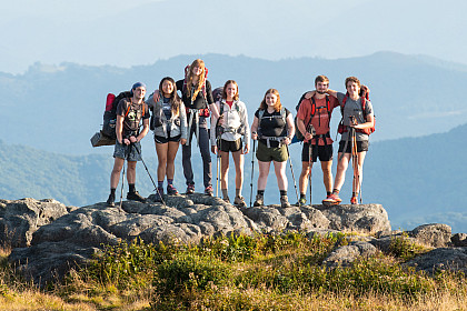 Outdoor Recreation allows student hikers to explore the Appalachian Mountains beyond campus.