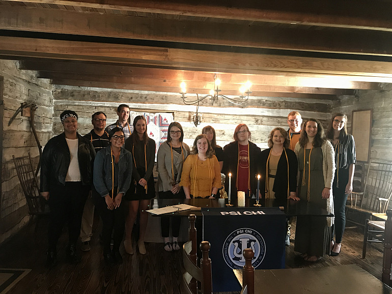 Psi Chi International Honor Society New Member Induction Spring 2019