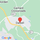 Map of Dalzel, South Carolina