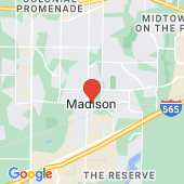 Map of Madison, Alabama