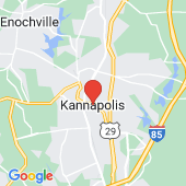 Map of Kannapolis, NC