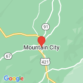 Map of Mountain City, Tn