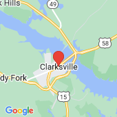 Map of Clarksville, Va.