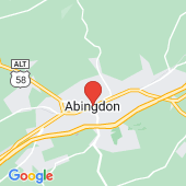 Map of Abingdon, Virginia