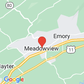 Map of Meadowview, Va.