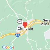 Map of Chilhowie, Va.