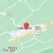 Map of Lebanon, Va.