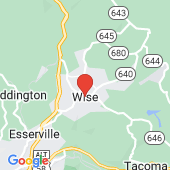Map of Wise, Va.