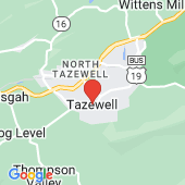 Map of Tazewell, Va.