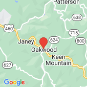 Map of Oakwood, Virginia