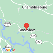 Map of Goodview, Va.