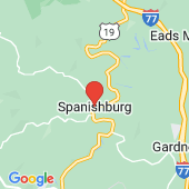 Map of Spanishburg, West Virginia