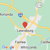 Map of Lewisburg, West Virginia