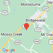 Map of Bridgewater, VA