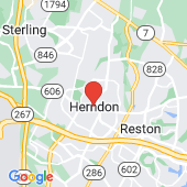 Map of Herndon, VA